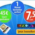 45 Euro Guthaben bei discoPLUS Der O2-Discounter discoPLUS (nicht zu verwechseln mit discoTEL PLUS) hat eine neue Sonderaktion gestartet, die eigentlich gleich aus drei verschiedenen Aktionen besteht. Im Aktionszeitraum bis Ende August gibt es die...