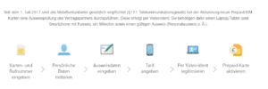 Telekom Prepaid Aktivierung mit extra Webseite