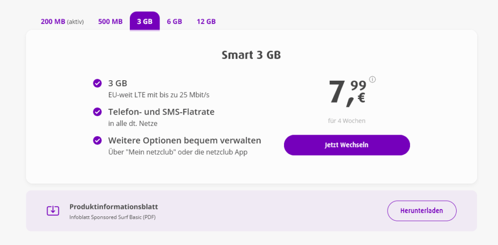 Netzclub Prepaid Allnet Flat