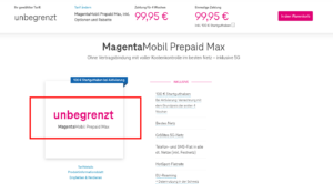 MagentaMobil Prepaid Max Karte