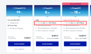 5G Prepaid Flat bei O2