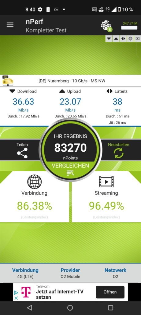 O2 Prepaid 4G Speed (Vorort)