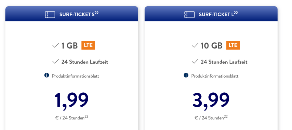 ALDI Surf Tickets Tagesflat